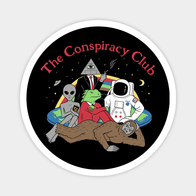 The Conspiracy Club Magnet by Grant_Shepley